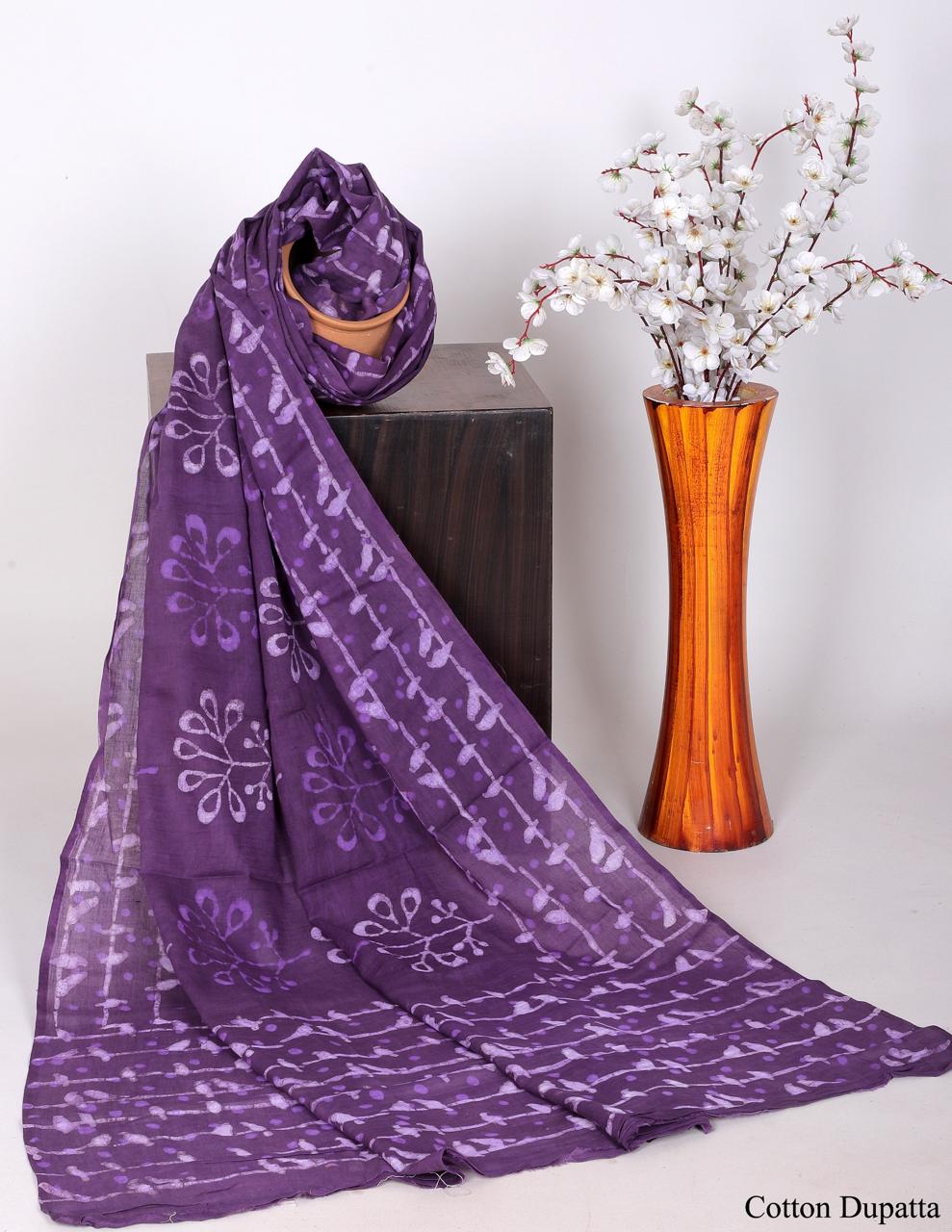 Bagru hand block printed Dupatta