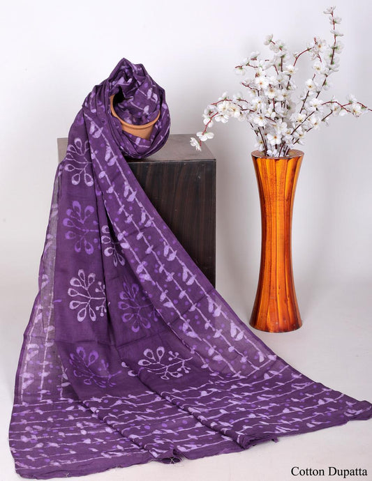 Bagru hand block printed Dupatta 