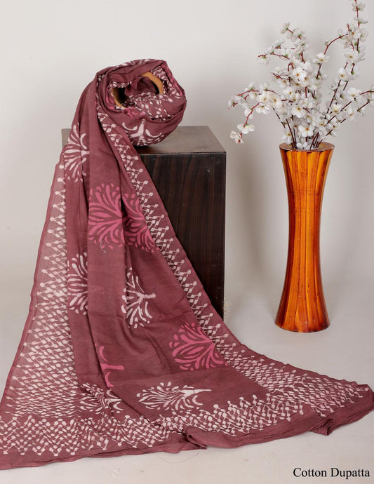 Bagru hand block printed Dupatta 