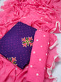 Bandhani Hand Work Cotton Suit Set - TSPSMBDHWTF10