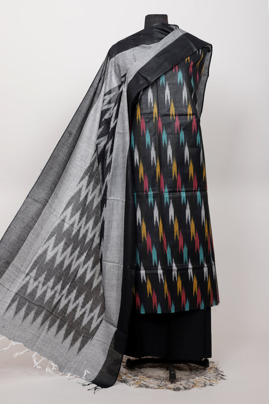 Handloom Weaving Bhagalpuri ikkat Suit Set  - TSPSGBIK12