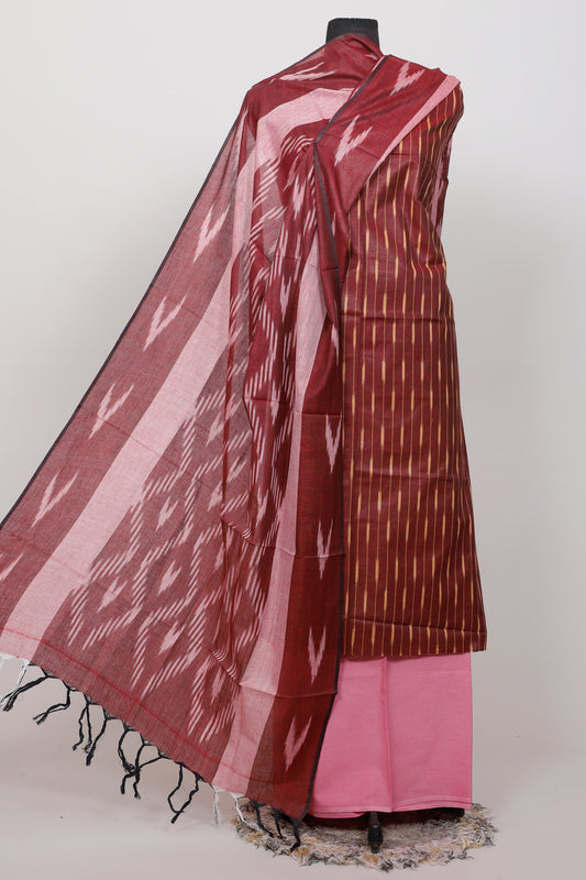 Handloom Weaving Bhagalpuri ikkat Suit Set  - TSPSGBIK13