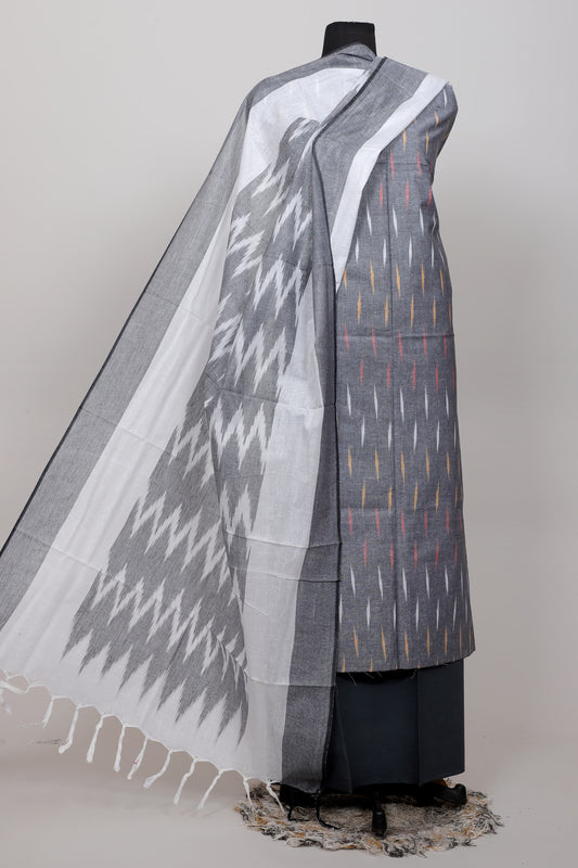 Handloom Weaving Bhagalpuri ikkat Suit Set  - TSPSGBIK14