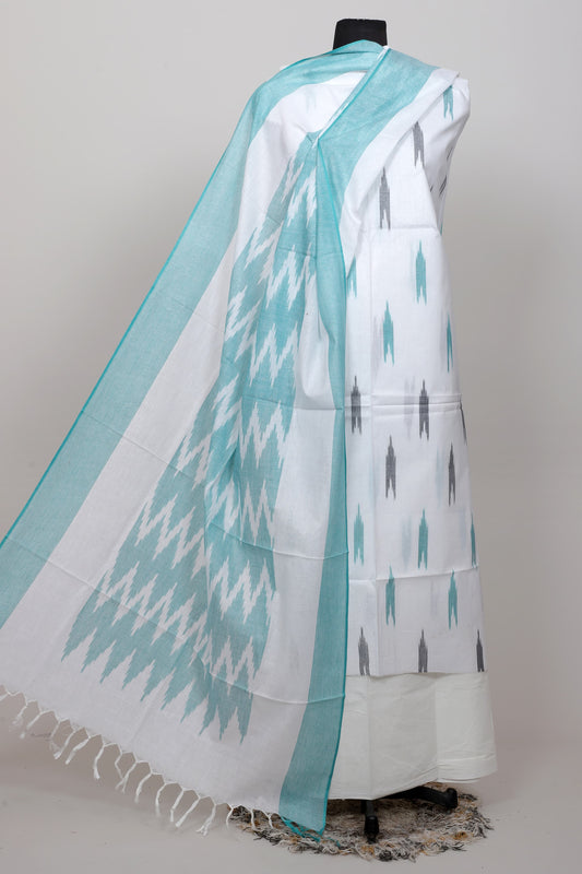 Handloom Weaving Bhagalpuri ikkat Suit Set  - TSPSGBIK7
