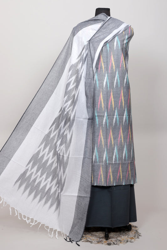 Handloom Weaving Bhagalpuri ikkat Suit Set  - TSPSGBIK8