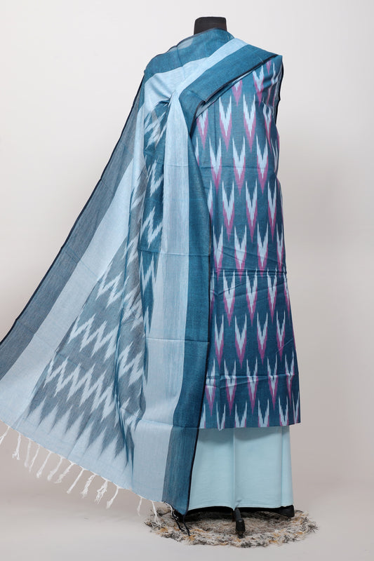 Handloom Weaving Bhagalpuri ikkat Suit Set  - TSPSGBIK9