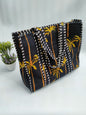 Quilted Tote Bag without zip - 17x18x 6 inches