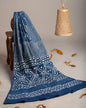 Mul-Cotton Bagru Hand Block Printed Dupatta  - TSPDM33