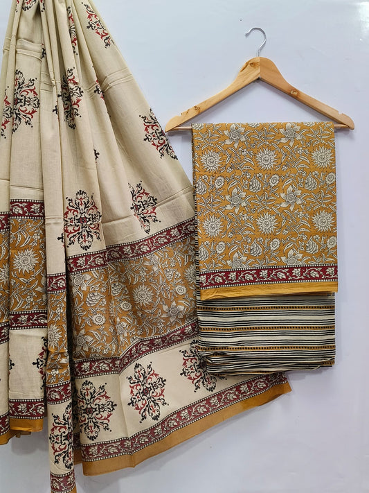 Cotton Screen Print Salwar Suit with Cotton Dupatta  - TSPSMVVSP41