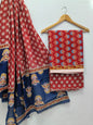 Cotton Screen Print Salwar Suit with Cotton Dupatta  - TSPSMVVSP45