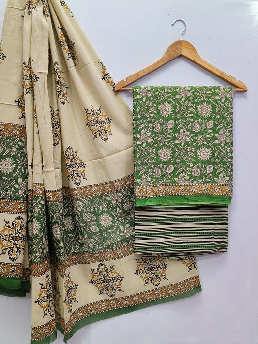 Cotton Screen Print Salwar Suit with Cotton Dupatta  - TSPSMVVSP48