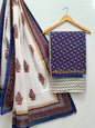 Cotton Screen Print Salwar Suit with Cotton Dupatta  - TSPSMVVSP50