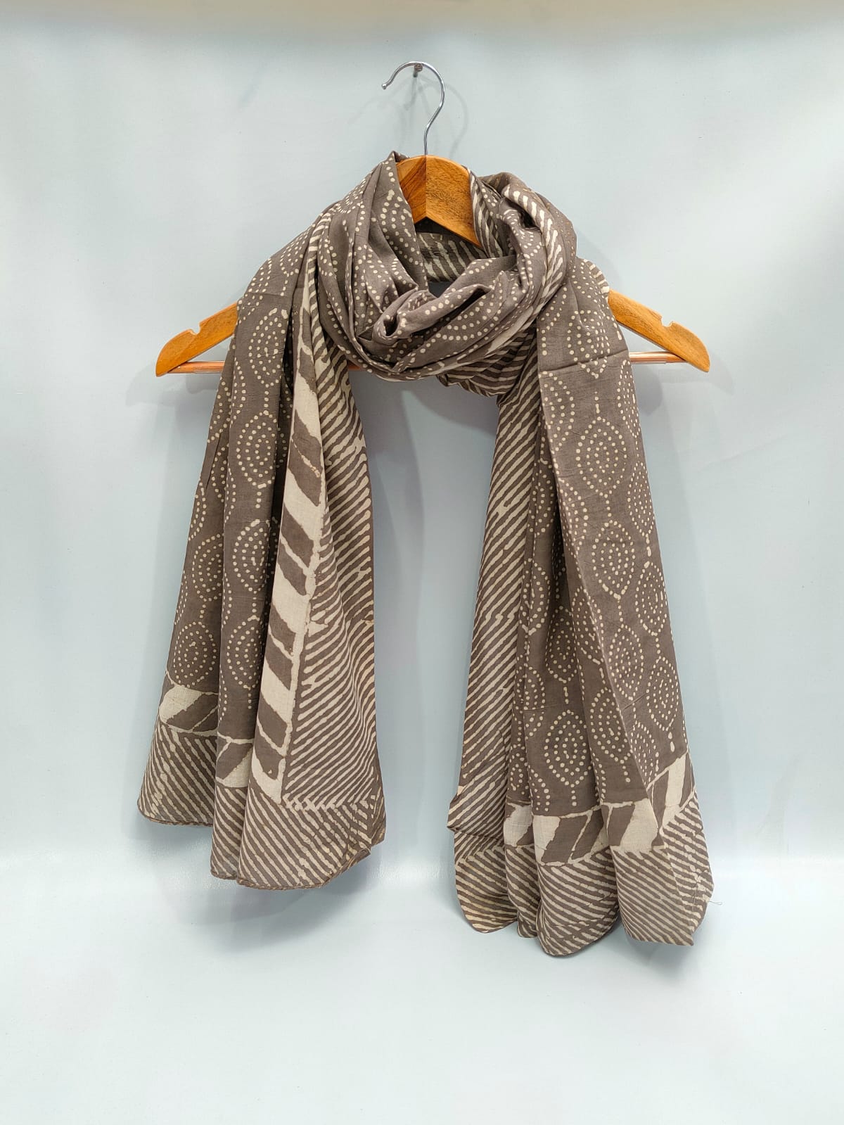 2 meter cotton Stole Dupatta Hand block printed