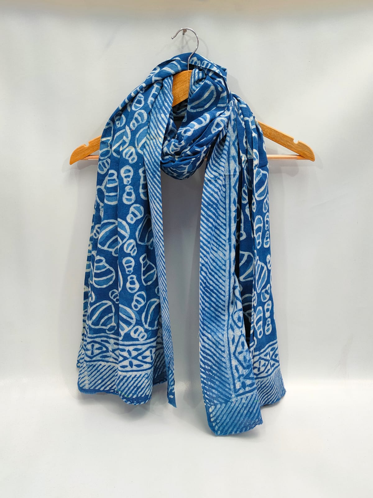 2 meter cotton Stole Dupatta Hand block printed