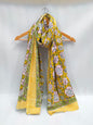 2 meter cotton Stole Dupatta Hand block printed