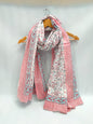 2 meter cotton Stole Dupatta Hand block printed