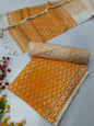 Hand Block Cotton Salwar Suit Set with Kota Doriya Dupatta  - TSPSKDVJ7