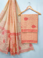 Hand Block Cotton Salwar Suit Set with Cotton Dupatta  - TSPSMVJ105