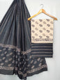 Hand Block Cotton Salwar Suit Set with Cotton Dupatta  - TSPSMVJ5